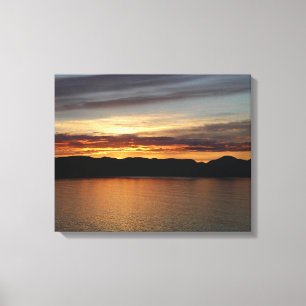 Alaskan Sunset II Schöne Alaska Fotografie Leinwanddruck