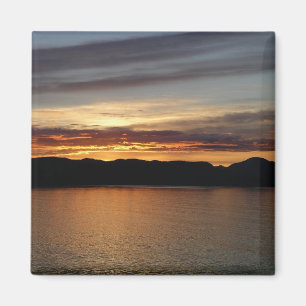 Alaskan Sunset II Schöne Alaska Fotografie Magnet