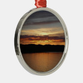 Alaskan Sunset II Schöne Alaska Fotografie Ornament Aus Metall (Rechts)