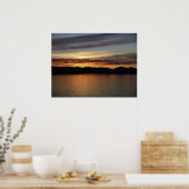 Alaskan Sunset II Schöne Alaska Fotografie Poster (Küche)
