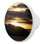 Alaskan Sunset III Schöne Alaska Fotografie Keramikknauf (Rechts)