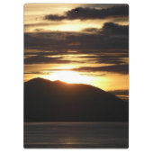 Alaskan Sunset III Schöne Alaska Fotografie Klemmbrett (Rückseite)