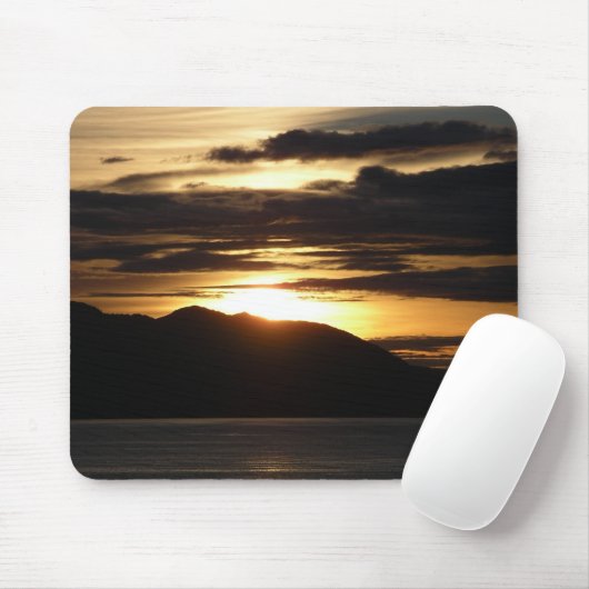 Alaskan Sunset III Schöne Alaska Fotografie Mousepad (Mit Mouse)