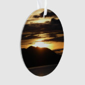 Alaskan Sunset III Schöne Alaska Fotografie Ornament (Vorderseite)