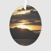 Alaskan Sunset III Schöne Alaska Fotografie Ornament (Vorderseite)