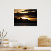 Alaskan Sunset III Schöne Alaska Fotografie Poster (Küche)