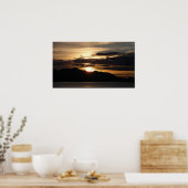 Alaskan Sunset III Schöne Alaska Fotografie Poster (Küche)