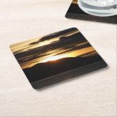 Alaskan Sunset III Schöne Alaska Fotografie Rechteckiger Pappuntersetzer (angewinkelt)