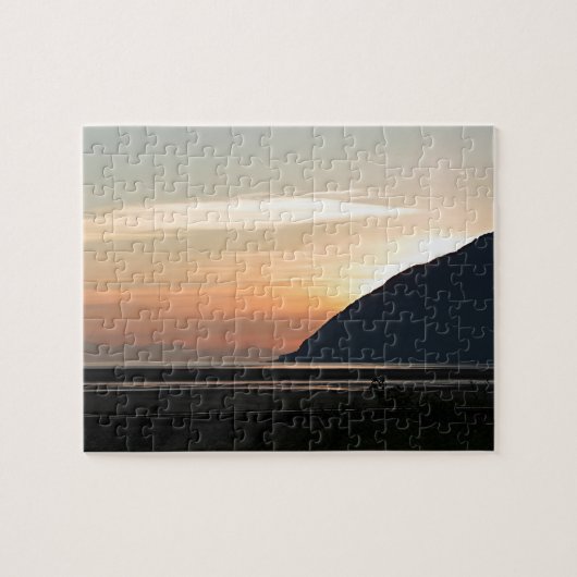 Alaskan Sunset über Turnagain Arm Puzzle (Horizontal)