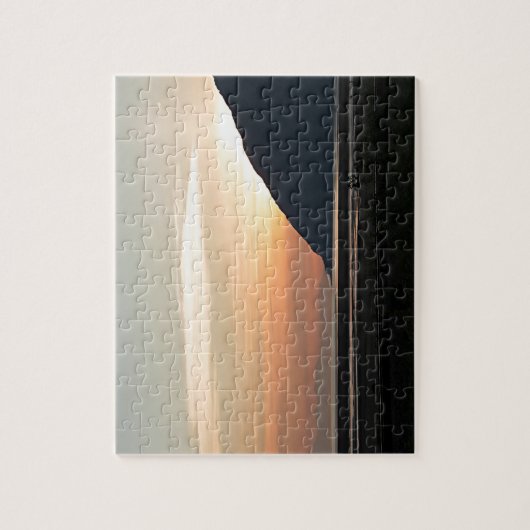 Alaskan Sunset über Turnagain Arm Puzzle (Vertikal)