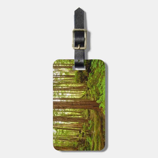 Alaskan Temperate Rainforest Gepäckanhänger (Vorderseite vertikal)