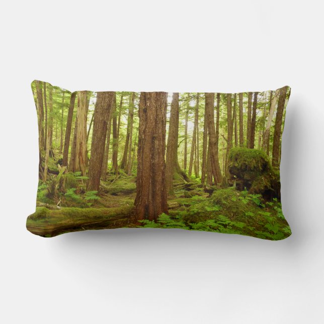 Alaskan Temperate Rainforest Lendenkissen (Vorderseite)