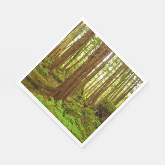 Alaskan Temperate Rainforest Serviette (Ecke)