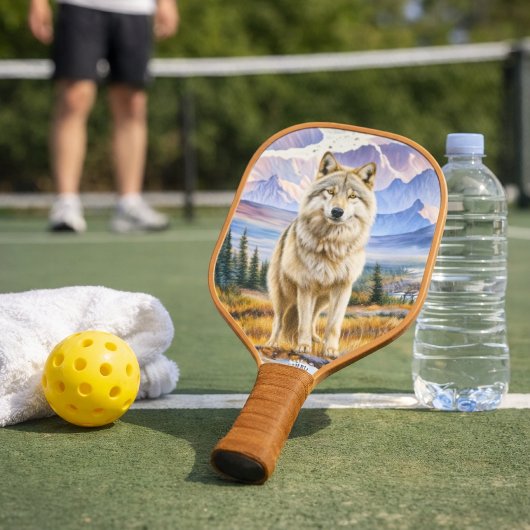 Alaskan Timber Wolf Pickleball Schläger