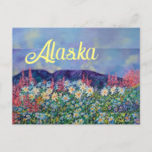 Alaskan Tisha's Garden Postcard