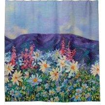 Alaskan Tisha's Garden Shower Curtain