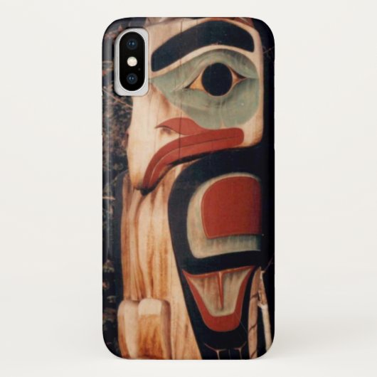 Alaskan Totem Pole Foto für das iPhone X Case-Mate iPhone Hülle (Rückseite)