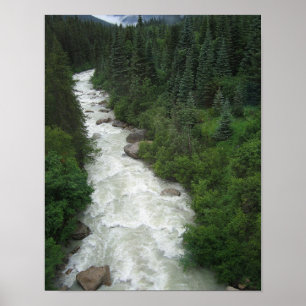 Alaskan Waterfall 11x14 Photographic Print Poster