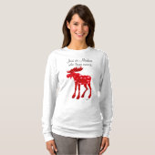 Alaskan Who Lieben Moose - Long Sleeve T - Shirt (Vorne ganz)
