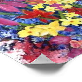 Alaskan Wildblume Poster wiederverwendbar (Ecke)