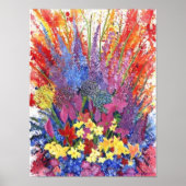 Alaskan Wildblume Poster wiederverwendbar (Vorne)