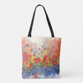 Alaskan Wildblumen Tote Bag Tasche (Rückseite)