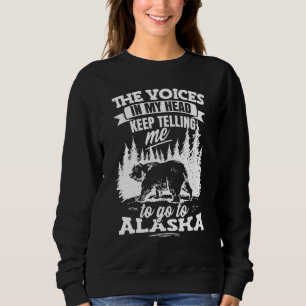 Alaskan Wilderness Alaska Urlaub Sweatshirt