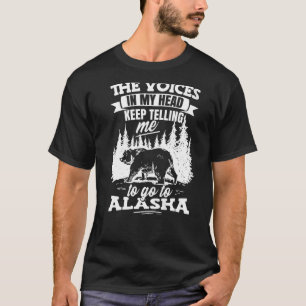 Alaskan Wilderness Alaska Urlaub T-Shirt