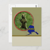 Alaskan Wildlife Postkarte (Vorne/Hinten)