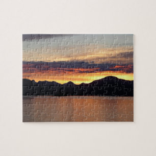 Alaskanischer Sonnenuntergang I Schöne Alaska-Foto Puzzle