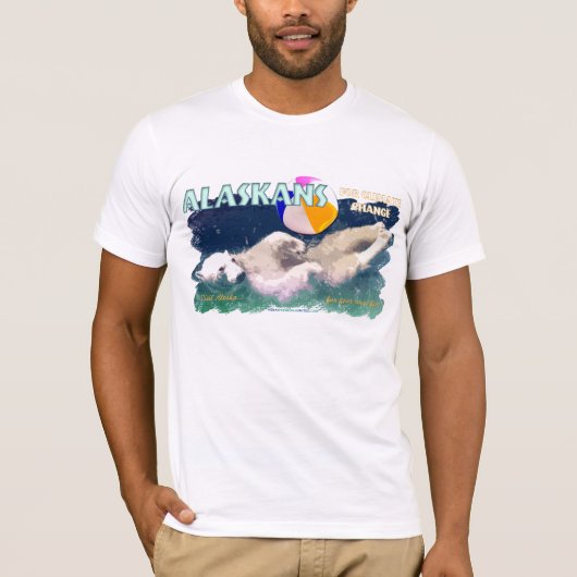 Alaskans für Klimawandel T-Shirt (Vorderseite)