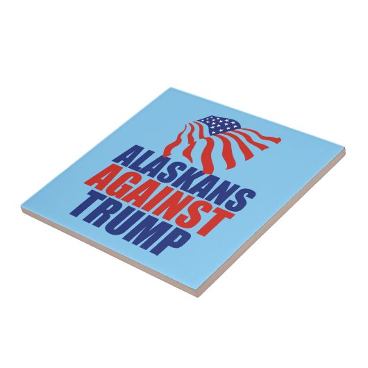 Alaskans gegen Trumpf Fliese (Seite)