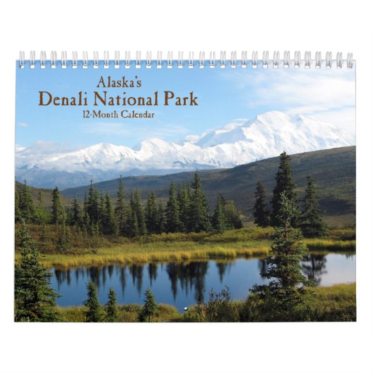 Alaskas Denali Nationalpark-Kalender Kalender (Titelbild)