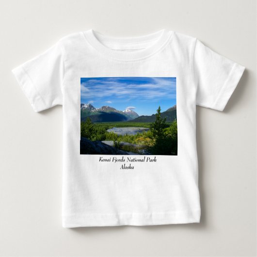 Alaska's Exit Glacier Valley Baby T-shirt (Vorderseite)