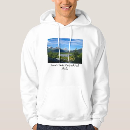 Alaska's Exit Glacier Valley Hoodie (Vorderseite)