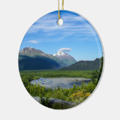 Alaska's Exit Glacier Valley Keramikornament (Links)