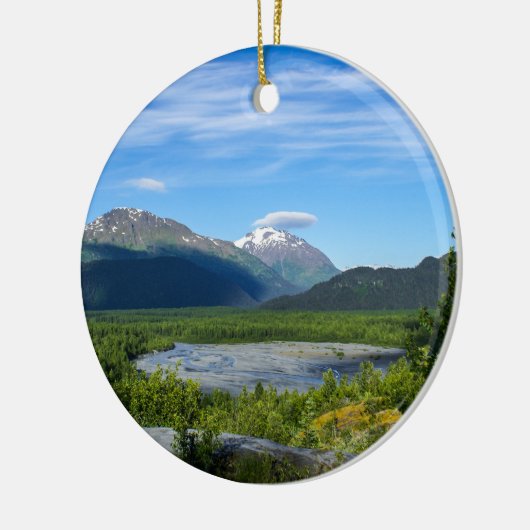 Alaska's Exit Glacier Valley Keramikornament (Links)