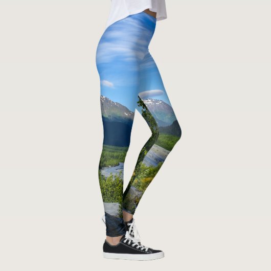 Alaska's Exit Glacier Valley Leggings (Rechts)