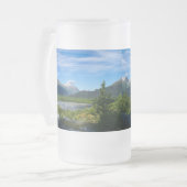 Alaska's Exit Glacier Valley Mattiert Glass Beer M Mattglas Bierglas (Vorderseite Links)