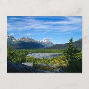 Alaska's Exit Glacier Valley Postkarte