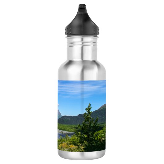 Alaska's Exit Glacier Valley Stainless Steel Water Edelstahlflasche (Rechts)