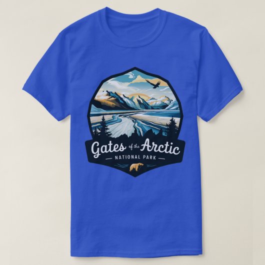 Alaskas Gates of the Arctic National Park TShirt (Design vorne)