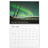 Alaskas magischer Prinz William Sound Calendar Kalender (Mär 2026)