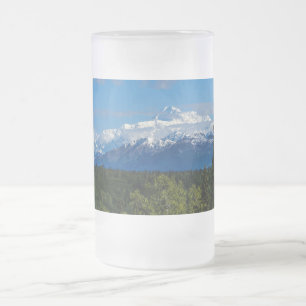 Alaskas McKinley-Tasse für Mattiertes Glass-Bier Mattglas Bierglas