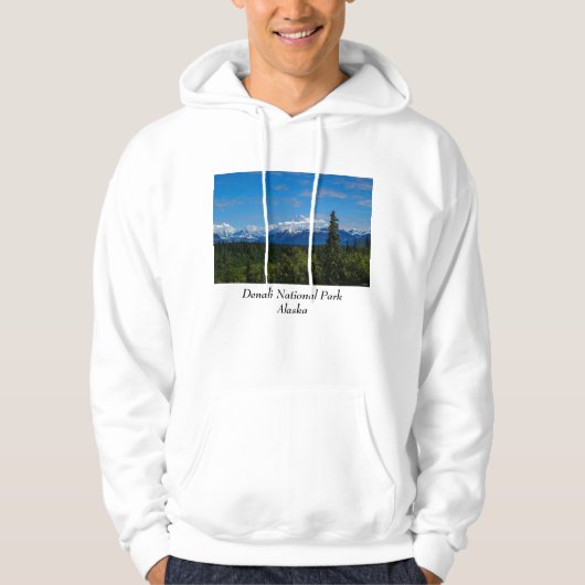 Alaska's Mt. McKinley Hoodie (Vorderseite)