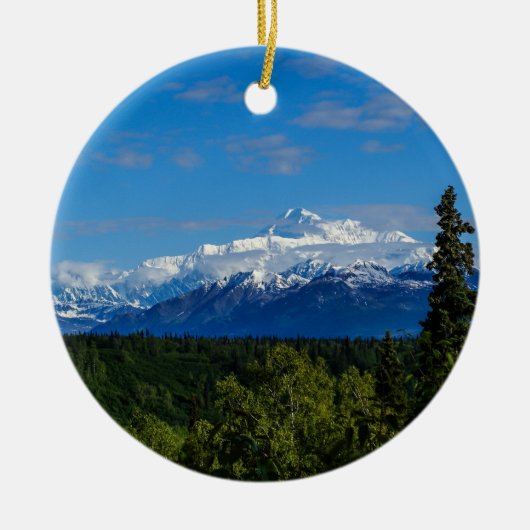 Alaska's Mt. McKinley Keramikornament (Vorne)
