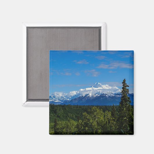 Alaska's Mt. McKinley Magnet (Vorderseite/Rückseite)