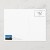 Alaska's Mt. McKinley Postkarte (Rückseite)