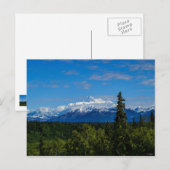 Alaska's Mt. McKinley Postkarte (Vorne/Hinten)