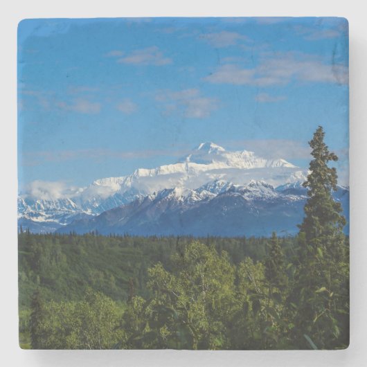 Alaska's Mt. McKinley Steinuntersetzer (Vorderseite)